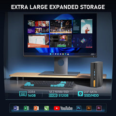 ACEMAGIC AD15 Intel i5-12450H Mini PC