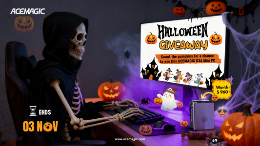 Join This Halloween Giveaway: Win an ACEMAGIC S3A Mini PC Worth $960!