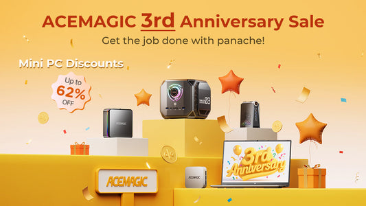 ACEMAGIC 3rd Anniversary Sale: Mini PC Discounts Up to 62% Off on mini PCs