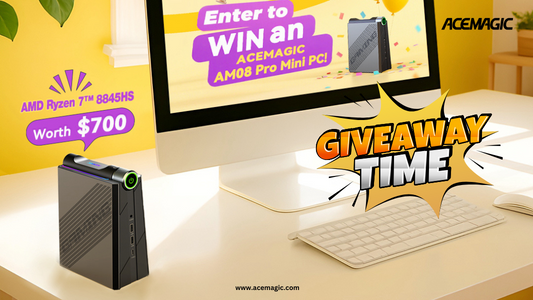 ACEMAGIC.COM Turns 3! Enter This Giveaway To Win One AM08 Pro Mini PC !