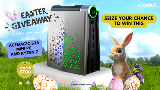 Join this ACEMAGIC PC Easter Giveaway for a Chance to Win One ACEMAGIC S3A Mini PC!