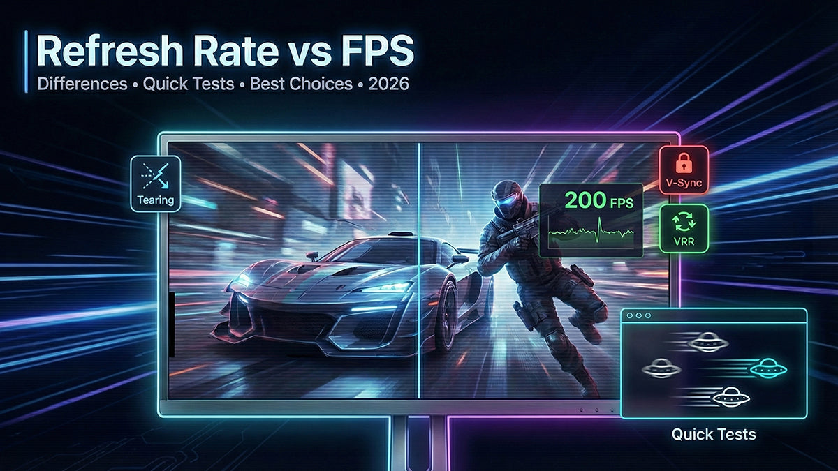 Monitor Refresh Rate vs. FPS: Key Differences & Best Choices in 2026 ...