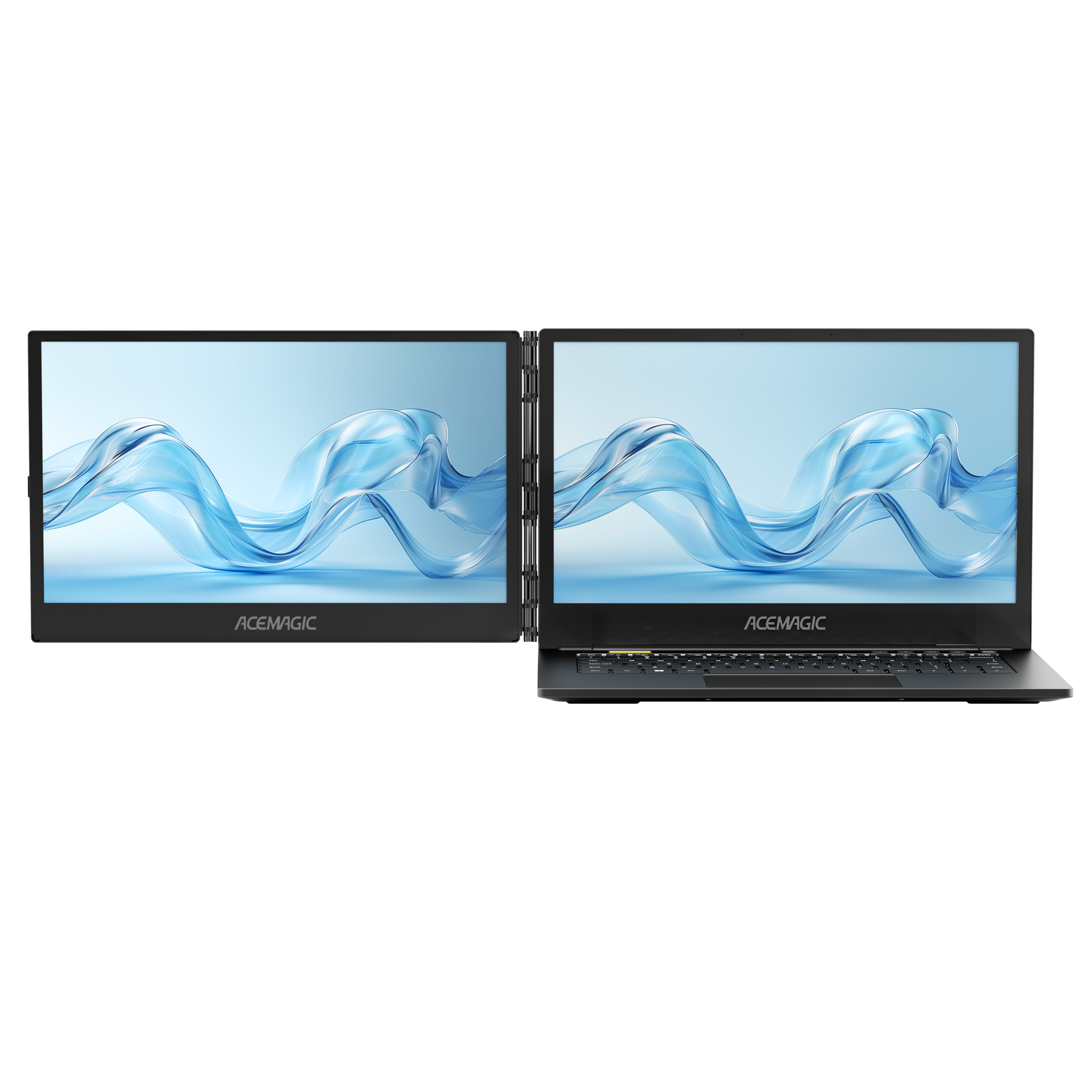 ACEMAGIC X1 360° Horizontal Dual-Screen Laptop with Intel Core i7-1255U