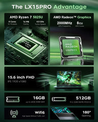 ACEMAGIC LX15 Pro Laptop With AMD Ryzen 7 5825U/7730U and 15.6" Display