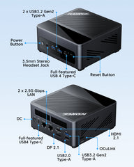 ACEMAGIC F5A ミニPC 24GB + 1TB Ryzen7 H255 ACEMAGIC F5A Mini PC with AMD Ryzen 7 H 255