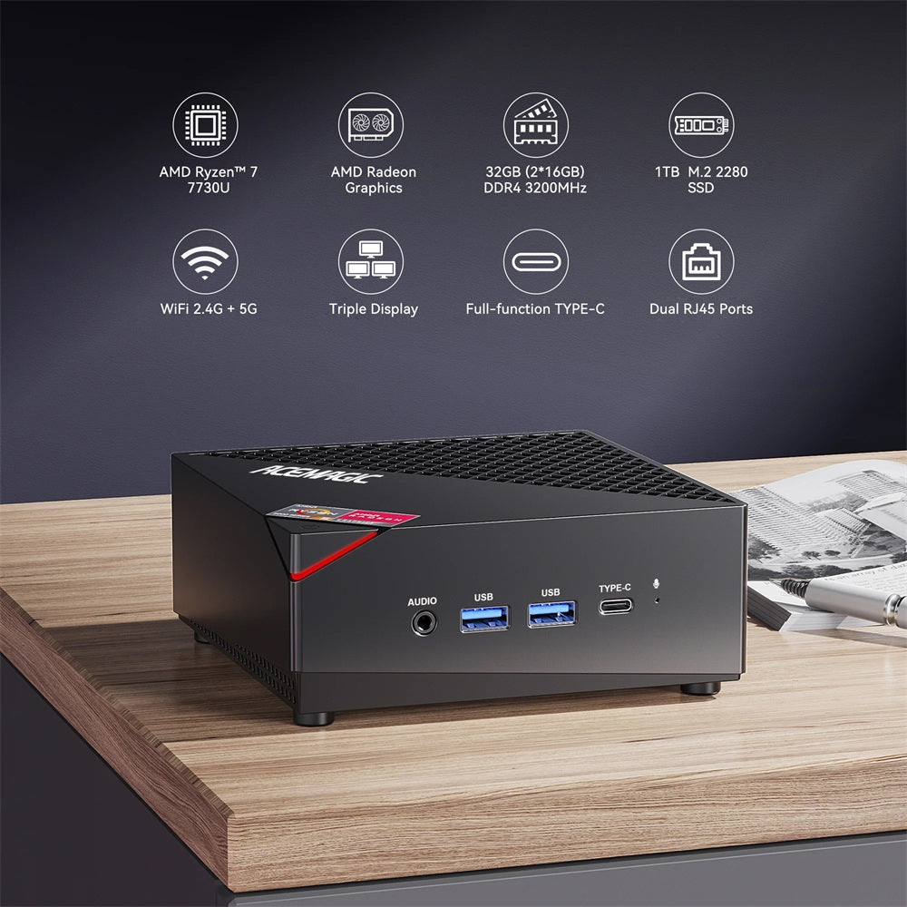 ACEMAGIC AM06 Pro AMD Ryzen7 7730U/5700U Mini PC