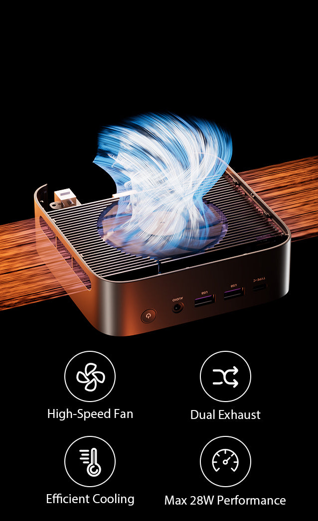 ACEMAGIC 2025年最新 ミニpc AMD R5 7430U ACEMAGIC K1 AMD Ryzen™ 5 7430U Mini PC