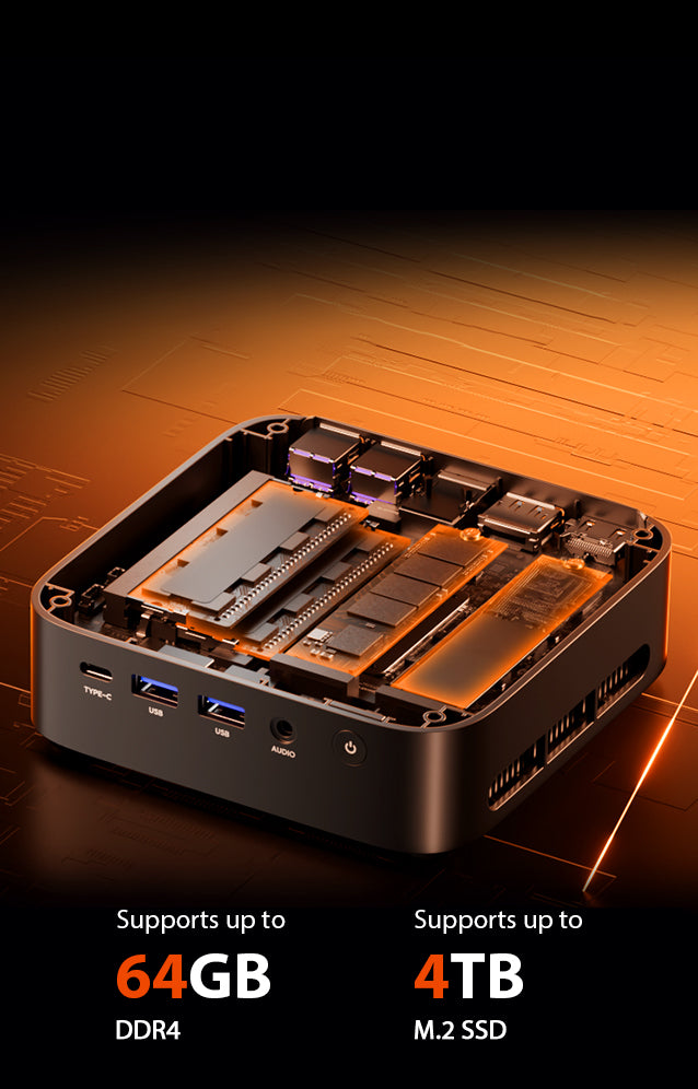 ACEMAGIC 2025年最新 ミニpc AMD R5 7430U ACEMAGIC K1 AMD Ryzen™ 5 7430U Mini PC