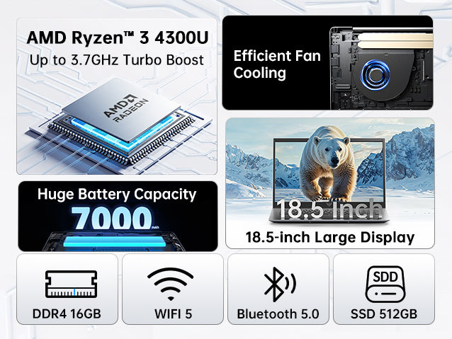 ACEMAGIC ‎AX18 PRO AMD Ryzen™ 3 4300U 18.5