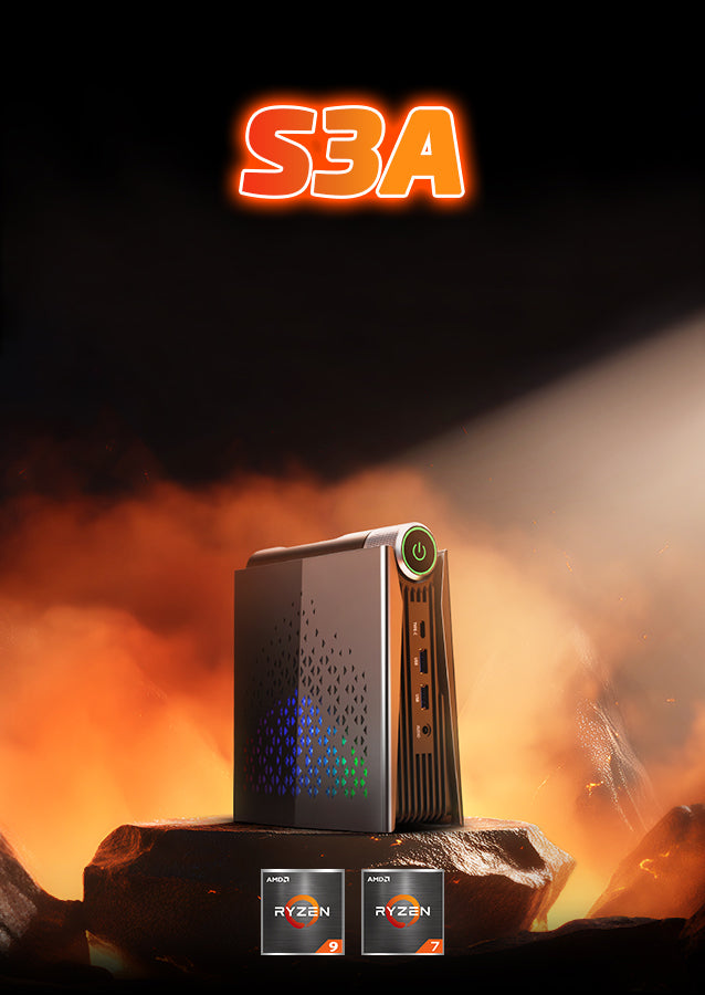 ACEMAGIC S3A AMD Ryzen™ 9 8945HS/Ryzen™ 9 6900HX Mini PC