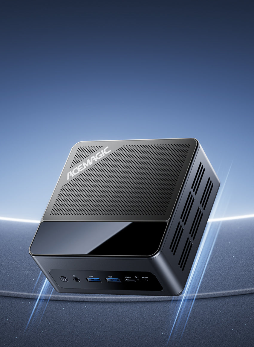 ACEMAGIC エースマジック MiniPC RAM8GB ROM256GB Amazon.com: ACEMAGIC AI Mini PC AMD Ryzen 7 8845HS (8C/16T