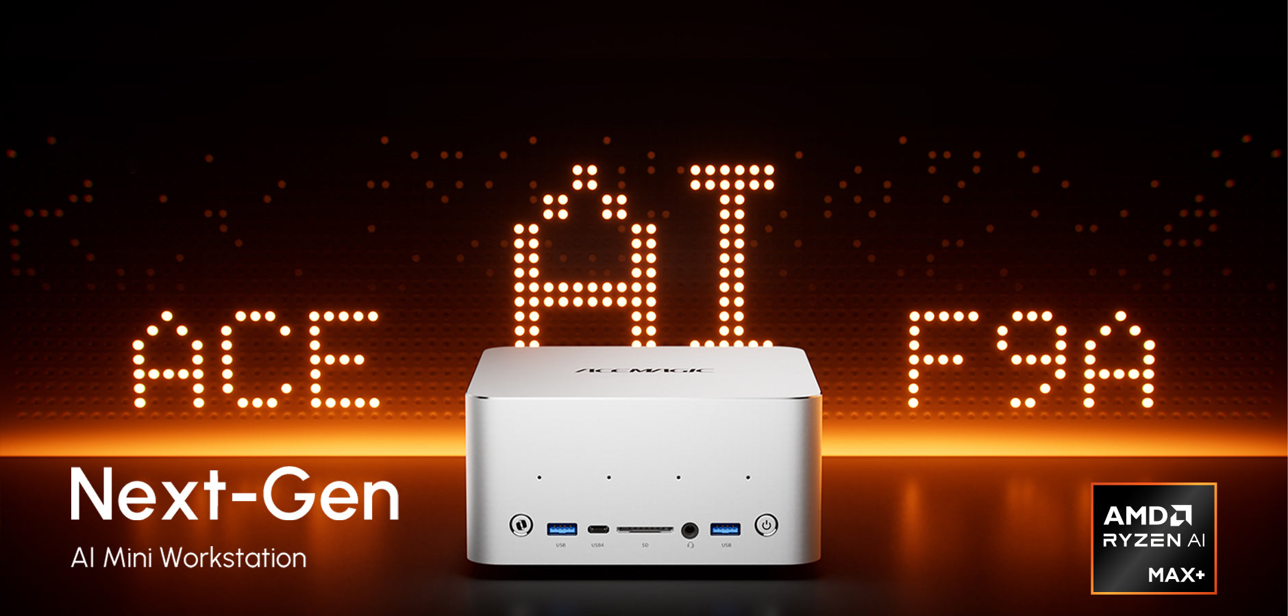 ACEMAGIC F9A AMD Ryzen AI MAX+ PRO 495 | Up to 192GB 131 TOPS 2L