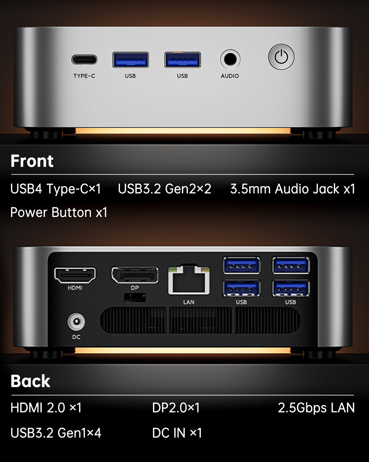 Mini PC Ryzen 7 8745HS | 8 Core, DDR5 5600 MHz, Triplo Display 8K – IT Mini PC Ryzen 7 8745HS | 8 Core, DDR5 5600 MHz, Triplo Display 8K – IT