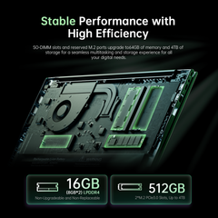 ACEMAGIC LX15 PRO AMD Ryzen™ 5 7430U  Laptop
