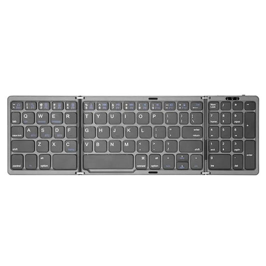 Portable Wireless Bluetooth Three-Section Folding Keyboard